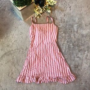 Hollister Striped Tie Dress